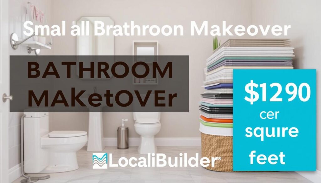 Cost of small bathroom makeover per square foot