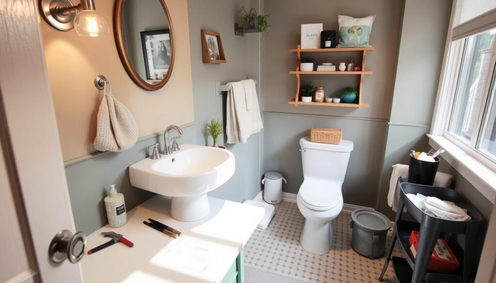 Cost to redo a small bathroom on a budget