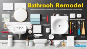 DIY small bathroom remodel costs