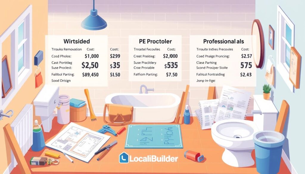 How to estimate small bathroom remodel costs